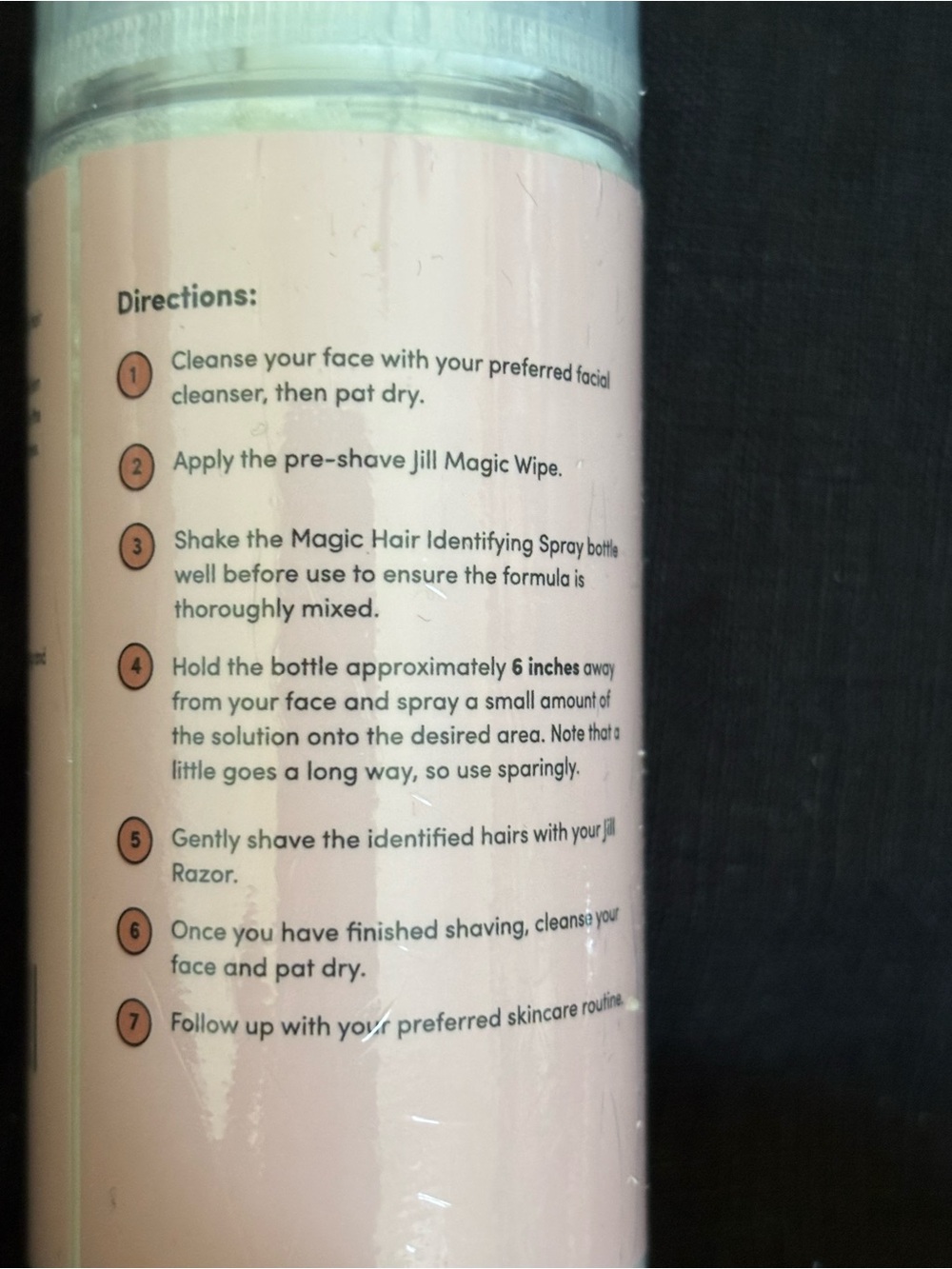 Jill Women’s Shave (dermaplane) Starter Kit: Blade, Magic Spray + wipe, manual - Picture 5 of 11